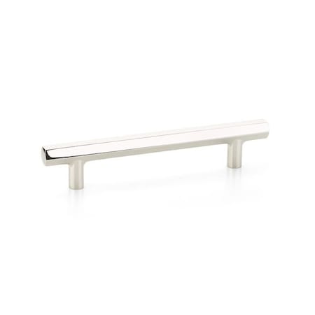 Emtek Mod Hex Cabinet Pull with 5 in Center to Center Polished Nickel Lifetime Finish 86679US14